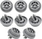 APPLIANCEMATES 8-Pack DD66-00023A Rollers Bottom Rack for Samsung Dishwasher Wheels Lower Rack Replacement Part 2002711, AP4342187, PS4222532