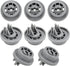 APPLIANCEMATES 8-Pack DD66-00023A Rollers Bottom Rack for Samsung Dishwasher Wheels Lower Rack Replacement Part 2002711, AP4342187, PS4222532