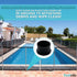 Poolzilla 25 Pack Black Pool Safety Fence Hole Cover | 1" Diameter That Fits Into a 1" Sleeve | Deck and Patio Safety Ground Caps...