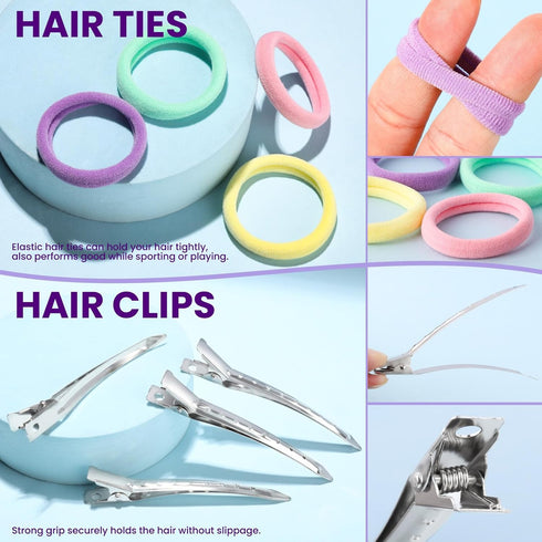 YGDZ Spa Headband for Washing Face, Skincare Headband, Makeup Headband, Fluffy Bow Headbands for Skincare, Face Head Band Set for Women Girl...