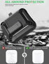 Olytop for Airpods 2nd 1st Generation Case Men Lock with Cleaner Kit, Rugged AirPod 2/1 Gen Protective Hard Cover Shockproof Skin Boys Women with ...
