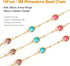 Kyutong 5 Meters Gold Chain for Jewelry Making Flower Shape Bead Chain Links with Jump Rings Lobster Clasps Necklace Chains Bulk for Jewelry Craft...