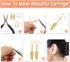 TOAOB 925 Sterling Silver Earring Hooks 600pcs Ear Wires Fish Hooks Hypoallergenic Earring Making Kit Supplies with Jump Rings and Earring Backs f...