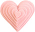 Playfully Ever After 1 to 6 inch Multi-Size Pack 24pc Felt Hearts (Light Pink)...