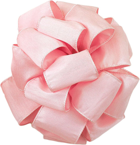 Offray Wired Edge Anisha Craft Ribbon, 2-1/2-Inch Wide by 10-Yard Spool, Light Pink...