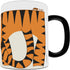 Morphing Mugs Cartoon Tiger - One 11 oz Color Changing Heat Sensitive Ceramic Mug – Image Revealed When HOT Liquid Is Added!...