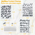 4 PCS Alphabet Letter Fondant Stamps for Biscuit Cake Cookie, Upgraded Food Grade Alphabet Cake Stamp Tool Uppercase Extra Spare Lowercase Numbers...
