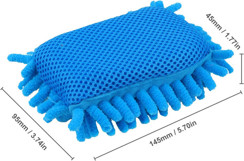 3 Pcs Microfiber Shag Whiteboard Eraser Washable Sponge Board Eraser for Classroom Home Kitchen Office Car (mixcolor)...