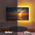 phopollo LED Lights for TV, 12.5Ft TV LED Backlight, LED Strip Lights for TV 55-65 inch, Bluetooth Color Changing LED TV Lights, App Control, USB ...