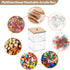 BTSKY Clear Stackable Paper Clip Holder with Bamboo Lid 2-Layer Paperclip Box Thick Acrylic Office Supply Accessory Organizer Square Small Storage...