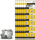 50 Pack SR936SW 394 Watch Battery,Replacement AG9, SR45, SG9, LR45 LR936 G9 194 1.55V Alkaline Button Cell Batteries...