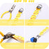Furge 72 Pieces Key Fob Hardware Set Including 24 Wristlet with Keyring, Colorful Leather Keychain Tassel and Swivel Snap Hooks for Supplies, 6 Co...