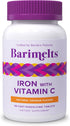 Barimelts Iron with Vitamin C, 90 Fast-Dissolving Tablets (1-Month Supply), Sugar-Free Bariatric Iron Supplement for Women, Natural Orange Flavor...