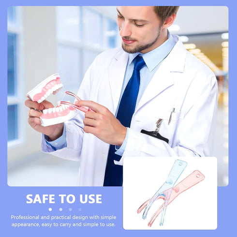 2pcs Dental Flosses Holder,Reusable Flosser,Flosses Handle Holder,Flosser Handle Holder,Replacement Flosses Pick Holder,Replacements Flosses Handl...