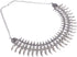 Silver Plated Oxidised Metal Choker Boho Gypsy Indian Necklace Jewelry for Girls and Women...