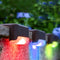 8Pack Solar Deck Lights,Waterproof Color Changing Solar Fence Lights,Solar Lights Outdoor for Pool,Fence,Step, Patio,Deck, Backyard,...