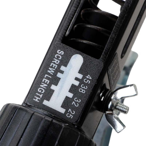 Automatic Chain Screw Gun, 50Pcs Drywall Nail Gun Adapter Adjustable Automatic Nailing Machine Fittings with Nailer Head, Auto Feed Screw Gun Adap...