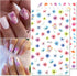 8 Sheets Flower Nail Art Stickers 3D Nail Stickers Acrylic Spring Nail Decals Nail Art Supplies Pink Floral Leaf Cherry Blossom Adhesive Transfer ...
