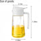 2 in 1 Olive Oil Dispenser Bottle for Kitchen,Oil Sprayer for Cooking, 1.56oz/470ml Premium Glass Oil Bottle, Food-grade Oil Mister for Air Fryer,...