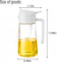 2 in 1 Olive Oil Dispenser Bottle for Kitchen,Oil Sprayer for Cooking, 1.56oz/470ml Premium Glass Oil Bottle, Food-grade Oil Mister for Air Fryer,...