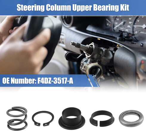 X AUTOHAUX Steering Column Upper Bearing Kit F4DZ-3517-A for Ford F-350 1992-1997 for Ford E-150 Econoline 1992-2002 for Mercury for Lincoln...