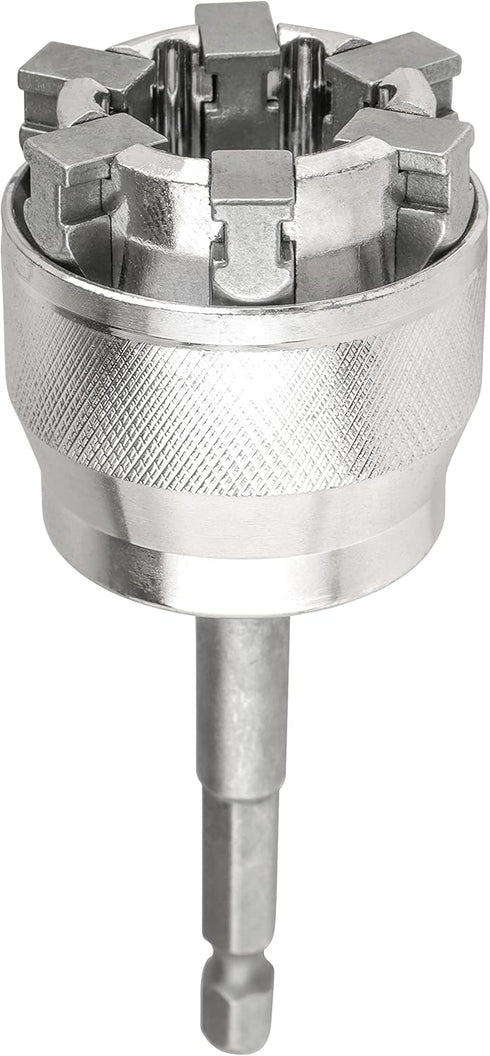 YAKAMOZ Adjustable Universal Socket Wrench Grip Adapter 10-19mm Hex Head Nuts and Bolts Driver Tool for 3/8" Drive Ratchet Torque Wrench and Power...
