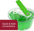 Zyliss Swift Dry Salad Spinner Large - Plastic Lettuce Colander and Spinner - Vegetable and Fruit Washer and Dryer - Dishwasher Safe Produce Tosse...