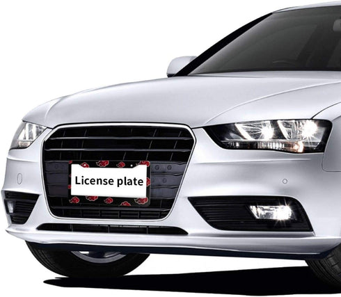 Aluminum License Plate Frame with Screw Caps,2Pcs 2 Holes12.3 X 6.3 inch,Anime Licenses Plates Frames,Car Licenses Plate Covers Holders for US Veh...
