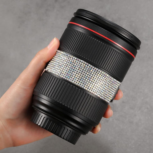 5 Rolls Self Adhesive Crystal Rhinestone Diamond Roll Ribbon Bling Gemstone Strips Sticker Rhinestone for Craft with 2 mm Rhinestone 4.5 Yards (Mu...