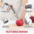 SCHVUBENR Premium Apple Corer Tool - Easy to Use and Clean - Sturdy Apple Remover with Sharp Serrated Tips - Stainless Steel Corers for Apple and ...