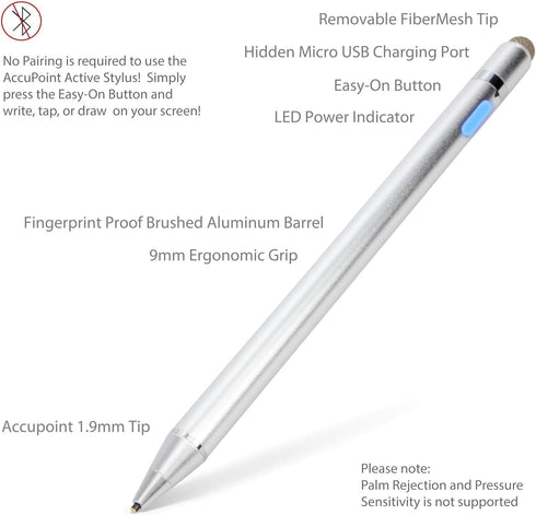 BoxWave Stylus Pen for RCA Galileo Pro (11.5") (Stylus Pen AccuPoint Active Stylus, Electronic Stylus with Ultra Fine Tip for RCA Galileo Pro (11....