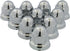 Roadpro RP-33SS10 33mm Stainless Steel Flanged Lug Nut Cover, (Pack of 10)...