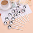 12-Piece Stainless Steel Espresso Spoons, Mini Teaspoons Set for Coffee Sugar Dessert Cake Ice Cream Soup Antipasto Cappuccino, 5.24 Inch Stirring...