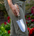 Burpee 13" Stainless Steel Trowel | Durable Long Lasting Garden Tool | Leather Wrist Strap 5" Handle, 10 Year Warranty, Oak...