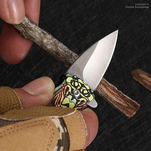 Small Pocket Knife, EDC Knife with Stainless Steel Small Folding Knife...