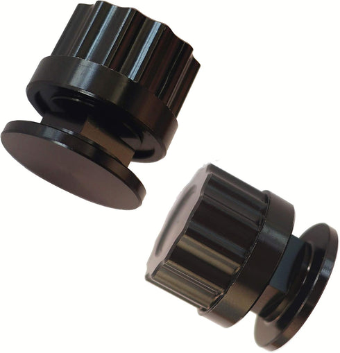 Black Welding Hood Pipeliner Helmet Fasteners - 1Pair Aluminum Helmet Pipeliner Headgear Replacement Parts Accessories Screws Flip Hood, Anti-rust...