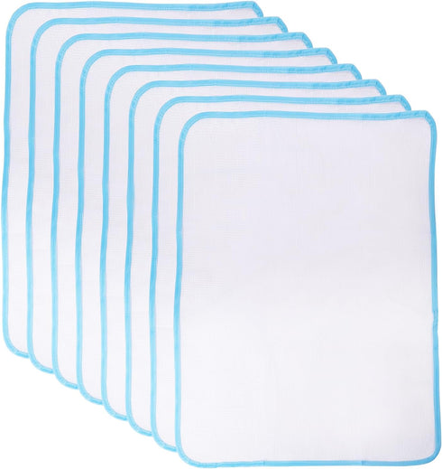 CHGCRAFT 8PCS Protective Ironing Pressing Pad Protective Ironing Net Pressing Pad Pressing Cloth Ironing Cloth Mesh Fabric Iron Pressing Cloth Iro...