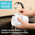 Ceramic Sponge Holder for Kitchen Sink – White Sink Caddy Organizer – Farmhouse Kitchen Sponge Holder – Cute Ceramic Sponge Rest for Countertop...