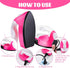 Mini Heat Press Small Iron Portable Heat Press Machine Mini Craft Iron with Charging Base Accessories for DIY T-Shirts, Shoes, Bag and Hats Heat T...