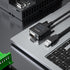 1-Port Industrial USB to Serial/RS232 (DB9) Converter Adapter w/ 9 x LEDs (Compatible for Windows 11, macOS 14, U2RS232-A)...