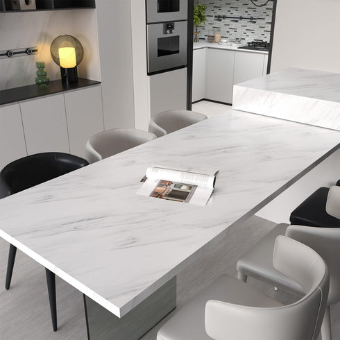 Marble Peel and Stick Contact Paper for Countertop Wallpaper Easily Removable Self Adhesive Contact Paper for Bathroom Kitchen Table Desk 15.7"x78...