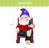 Noa Store Gnomes Outdoor Decorations - Funny Garden Gnome Figurine on a Rocking Chair Holding a Drink - Statue for Lawn, Outdoor, Bathroom Decor -...