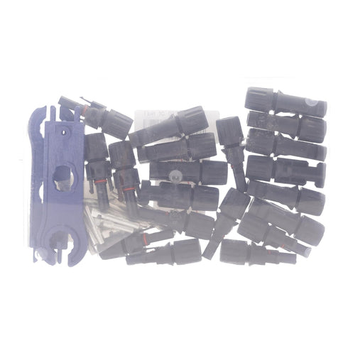 10 Pair Solar Connectors with 2 Spanners ,1000V 30A Male/Female IP67 Waterproof Solar Panel Plug...