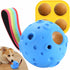 Yikko Treat Dispensing Dog Ball Toy, Durable Fillable Dog Treat Toys, Interactive Dog Chew Toys for Large Medium Small Dogs, Easy Clean Rubber Out...