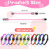 27Pcs Puppy Collars for Litter Adjustable Puppy Whelping Collars Soft Nylon Breakaway Puppy ID Collars with Safety Release Buckle for Newborn Pupp...