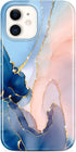 JAHOLAN Gold Glitter Sparkle Case Compatible with iPhone 12 Mini Marble Design Clear Bumper TPU Soft Rubber Silicone Cover Phone Case 5.4 inch Pur...