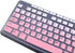 Ultra Thin Desktop PC Silicone Clear Keyboard Cover Skin Protector Compatible for Logitech MK295 MK275 MK270 Wireless Keyboard, Logitech K200 K260...