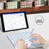 Bluetooth Keyboard,10-inch Wireless Bluetooth Keyboard with Touchpad for iPad Ultra-Slim Small Portable Rechargeable Keyboard with Trackpad for iP...