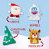KIDS PREFERRED Christmas Rudolph The Red-Nosed Reindeer Finger Puppet Playset with Sleigh, 5 Pieces, Christmas Stuffed Animal Plush Toys, Finger H...
