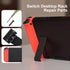 Kickstand Stand Replacement Repair Parts Back Shell Holder Back Bracket Repair Tool Kit Compatible with Switch Console, Transparent Storage Box In...